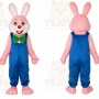 Light Pink Robbie Rabbit Mascot Costume