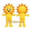 Yellow Sun Mascot Costume Yellow Sun Mascot Costume