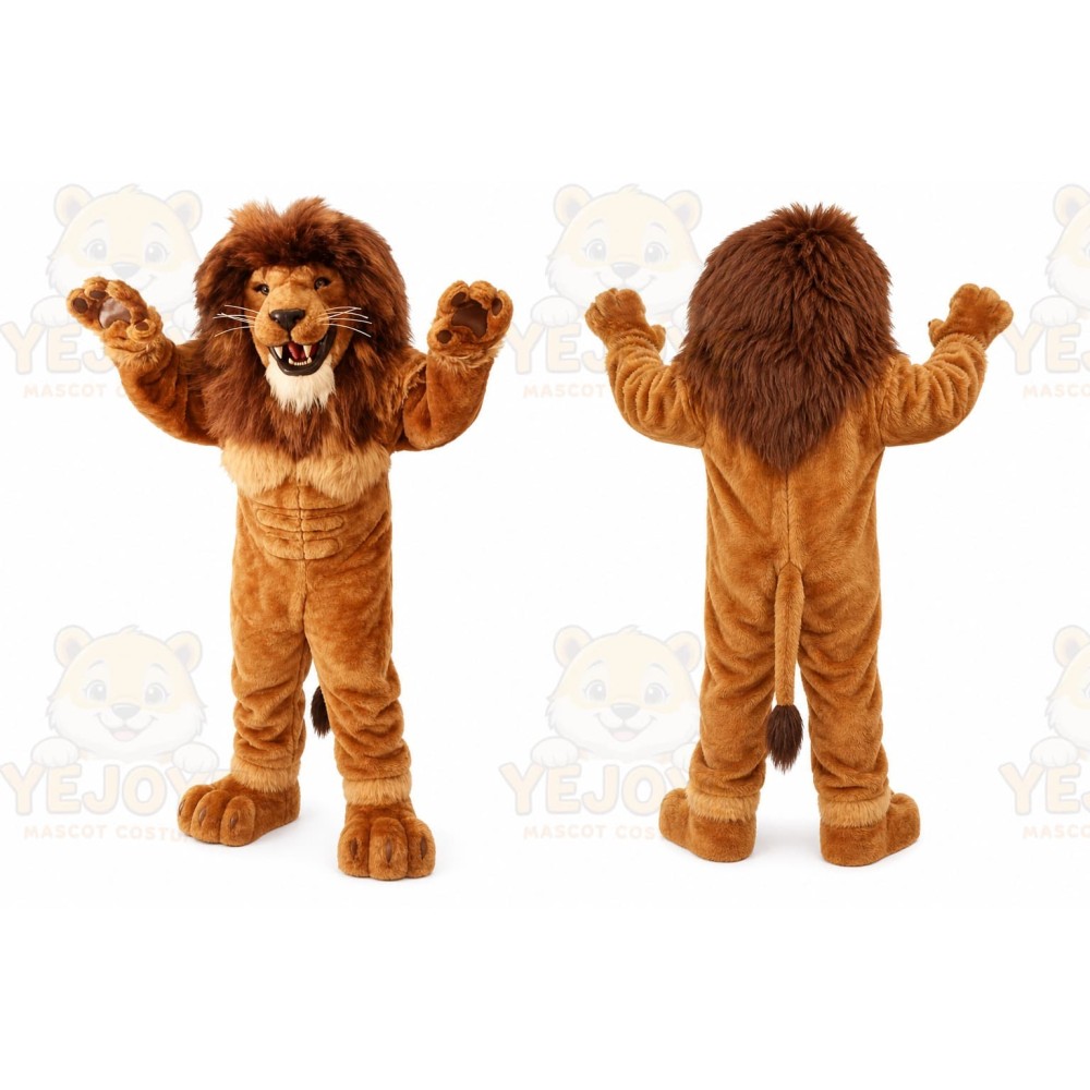 Lion Mascot Costume Adult