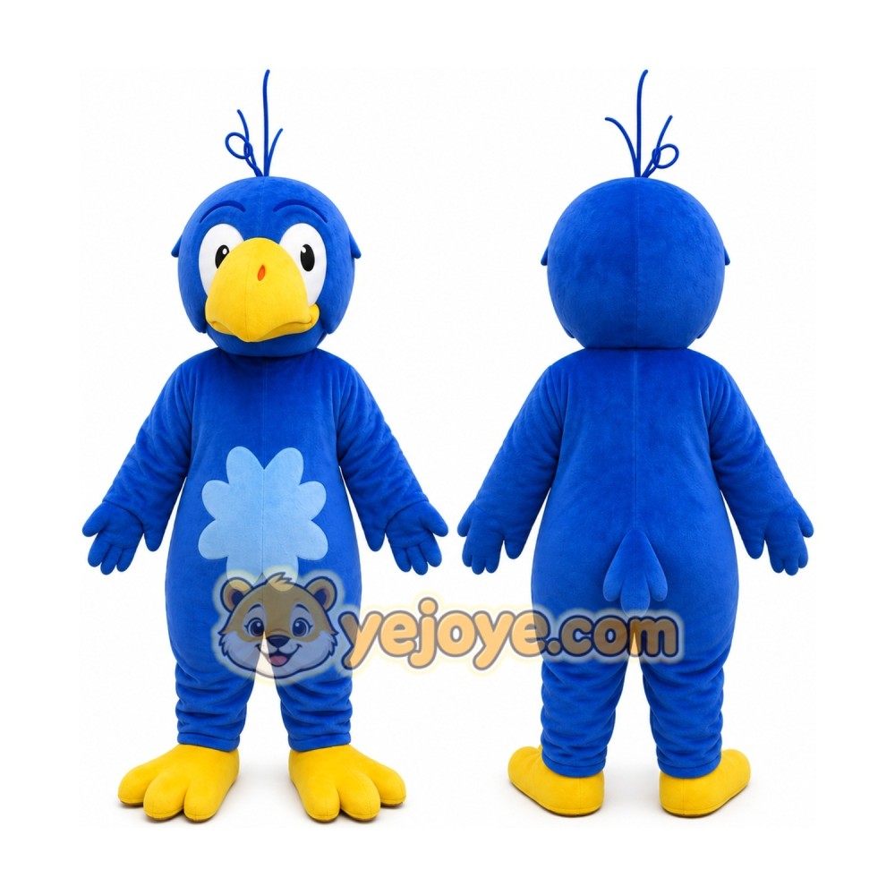 Little Blue Bird Mascot Costume Little Blue Bird Mascot Costume