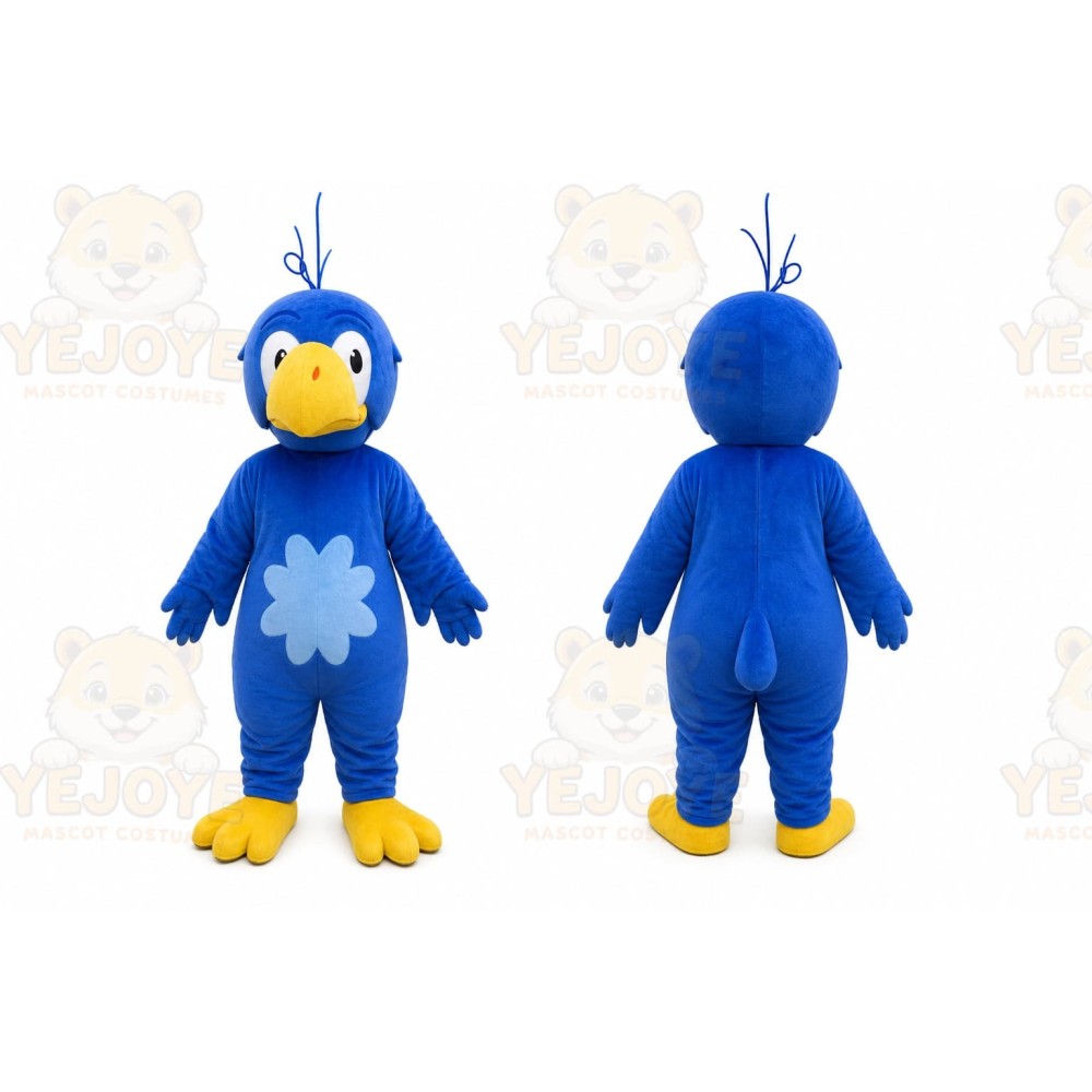 Little Blue Bird Mascot Costume