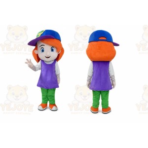 Little Girl Lassock Young Girl Mascot Costume
