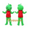 Little Green Apple Mascot Costume Little Green Apple Mascot Costume
