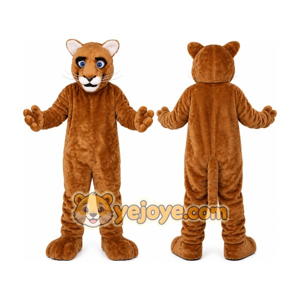Little Leopard Panther Cat Cougar Cub Mascot Costume