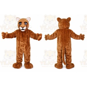 Little Leopard Panther Cougar Mascot Costume