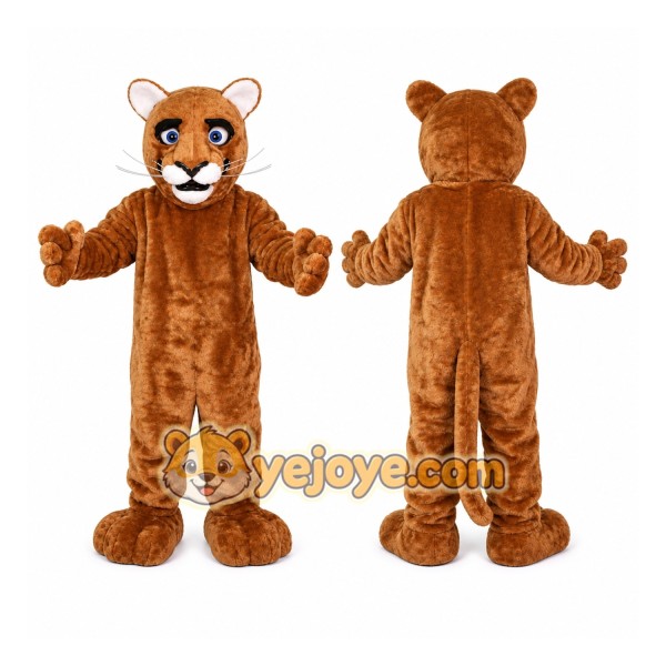 Little Leopard Panther Cougar Mascot Costume