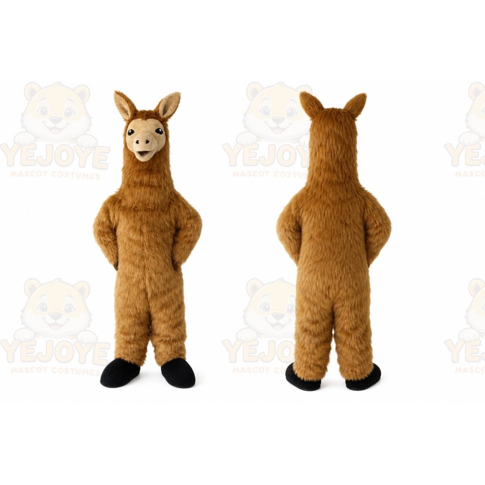 Llama Mascot Costume Cartoon Character Costume