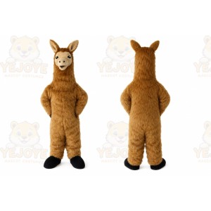 Llama Mascot Costume Cartoon Character Costume