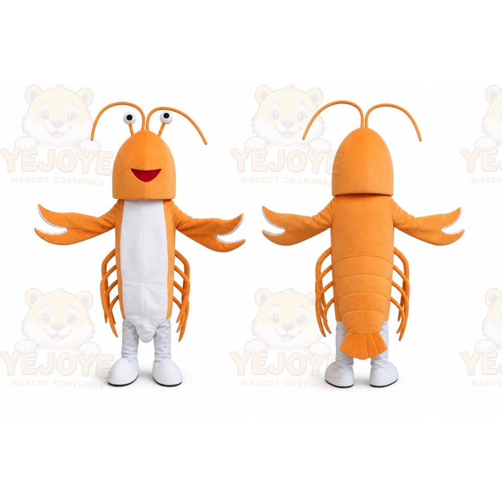 Lobster Langouste Mascot Costume Cartoon Character Costume