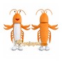 Lobster Langouste Mascot Costume Cartoon Character Costume