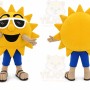 Beach Sunshine Cool Joyful Sunglasses Sun Mascot Costume