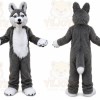 Long Fur Fox Dog Husky Mascot Costume