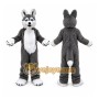 Long Fur Fox Dog Husky Mascot Costume