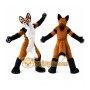 Long Fur Fursuit Studio Brown Husky Dog Mascot Costume