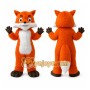 Long Fur Orang Fox Mascot Costume
