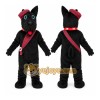 Long Hair Black Scotty Dog Mascot Costume