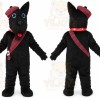 Long Hair Black Scotty Dog Mascot Costume