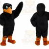 Long Hair Crow Mascot Costume