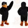 Long Hair Crow Mascot Costume