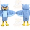 Long Hair Gray Owl Mascot Costume