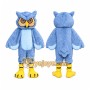Long Hair Gray Owl Mascot Costume