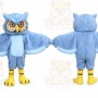 Long Hair Gray Owl Mascot Costume