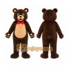 Bear Mascot Costume Dark Brown Bear Mascot Costume Dark Brown