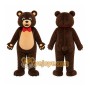 Bear Mascot Costume Dark Brown
