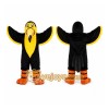 Long Hair Plush Yellow & Black Toucan Mascot Costume Long Hair Plush Yellow & Black Toucan Mascot Costume