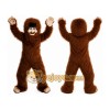 Long Hair Savage Mascot Costume Long Hair Savage Mascot Costume
