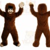 Long Hair Savage Mascot Costume