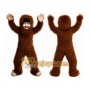 Long Hair Savage Mascot Costume