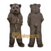 Long Hairs Brown Bear Mascot Costume Long Hairs Brown Bear Mascot Costume