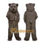 Long Hairs Brown Bear Mascot Costume