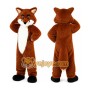 Long Hairy Fox Mascot Costume