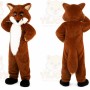 Long Hairy Fox Mascot Costume