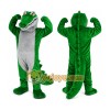 Long Mouth White Belly Green Crocodile Mascot Costume Long Mouth White Belly Green Crocodile Mascot Costume