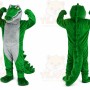 Long Mouth White Belly Green Crocodile Mascot Costume