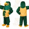 Long Plush Green Falcon Eagle Mascot Costume