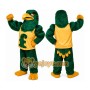 Long Plush Green Falcon Eagle Mascot Costume