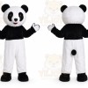 Long Plush Panda Mascot Costume