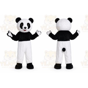 Long Plush Panda Mascot Costume
