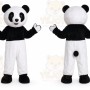 Long Plush Panda Mascot Costume