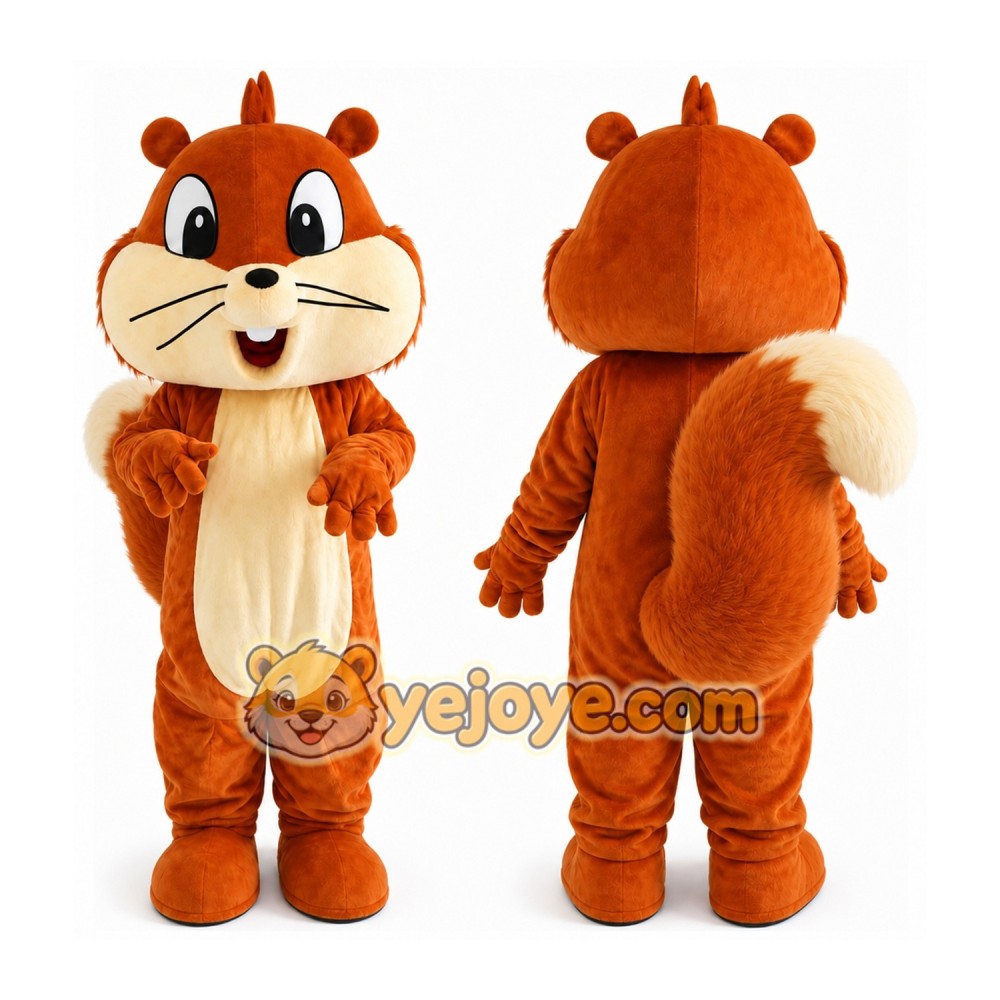 Long Plush Tail Squirrel Mascot Costume Long Plush Tail Squirrel Mascot Costume