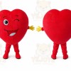 Love Heart Mascot Costume