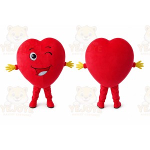 Love Heart Mascot Costume