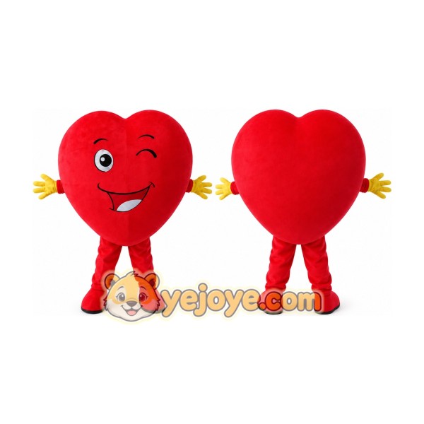 Love Heart Mascot Costume