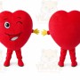 Love Heart Mascot Costume