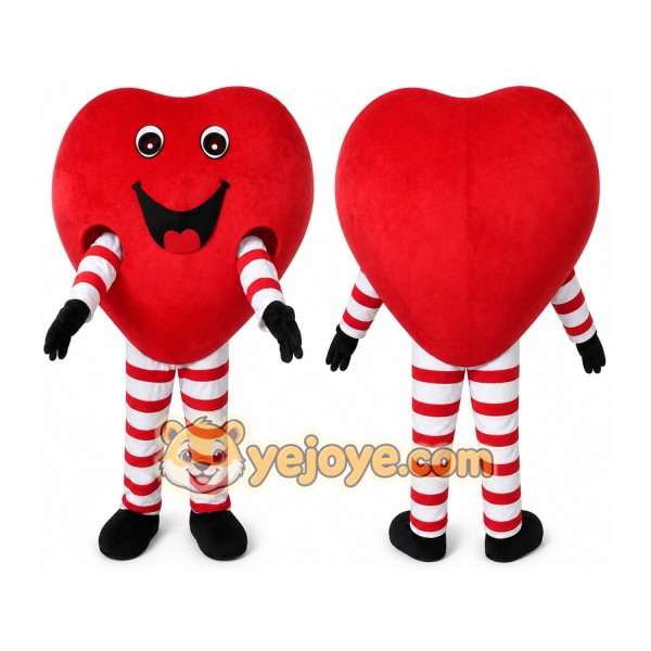 Love-Heart Adult Mascot Costume for Festival_Valentine'S Day