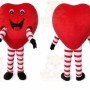 Love-Heart Adult Mascot Costume for Festival_Valentine'S Day
